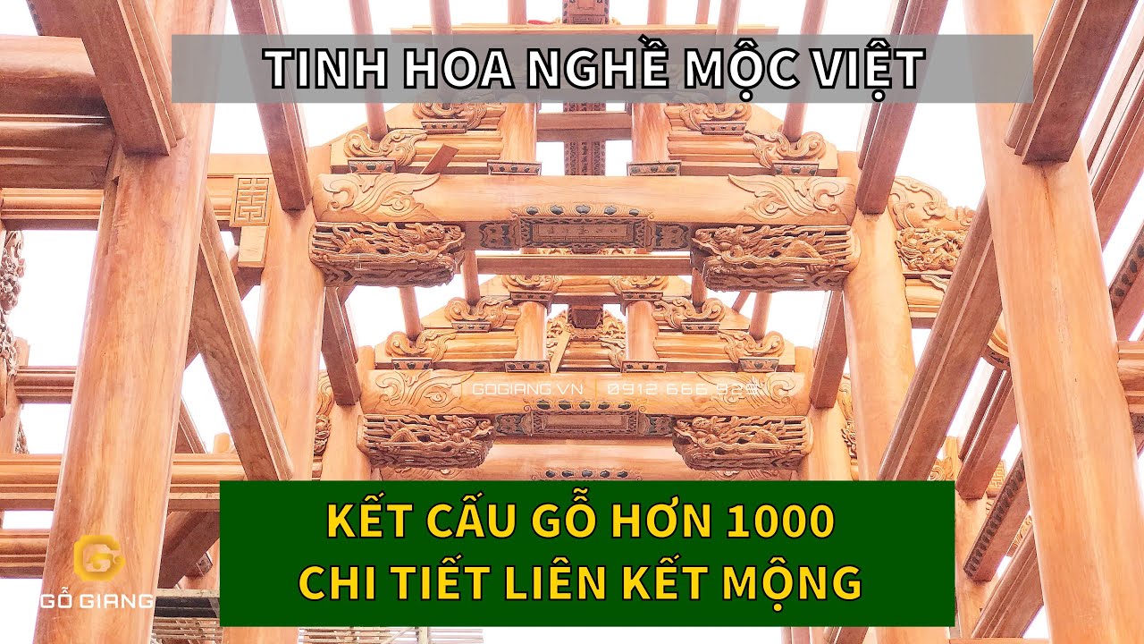 CHIÊM NGƯỠNG BỘ KHUNG NGÔI NHÀ TRIỆU ĐÔ | GỖ GÕ ĐỎ PACHY |