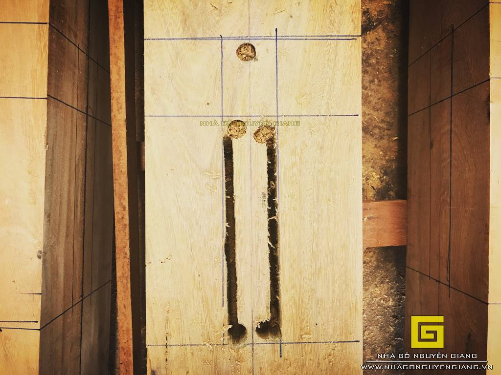 Làm Nhà Gỗ Nhật Bản tại xưởng Nhà Gỗ Nguyễn Giang, Chàng Sơn - Tháng 09 2017