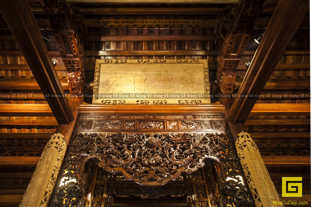 Nội thất phòng thờ nhà phố - Bạch mai, Hà nội