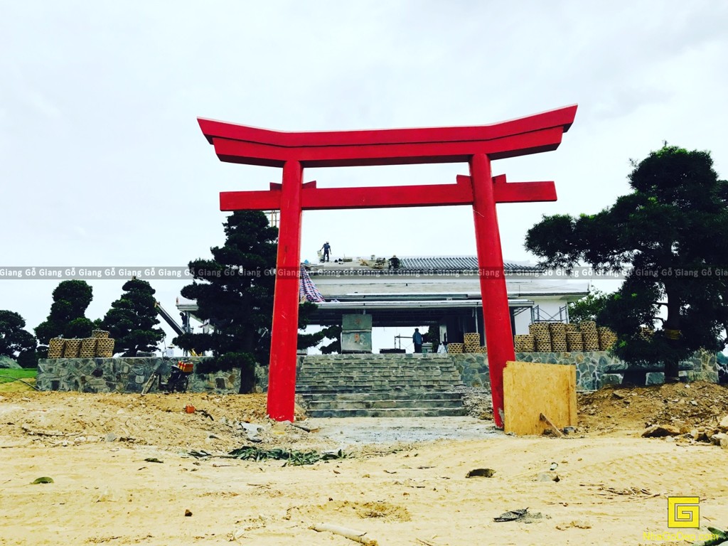 Kiến trúc gỗ Vườn Nhật bản Vinpearl Land Nha Trang