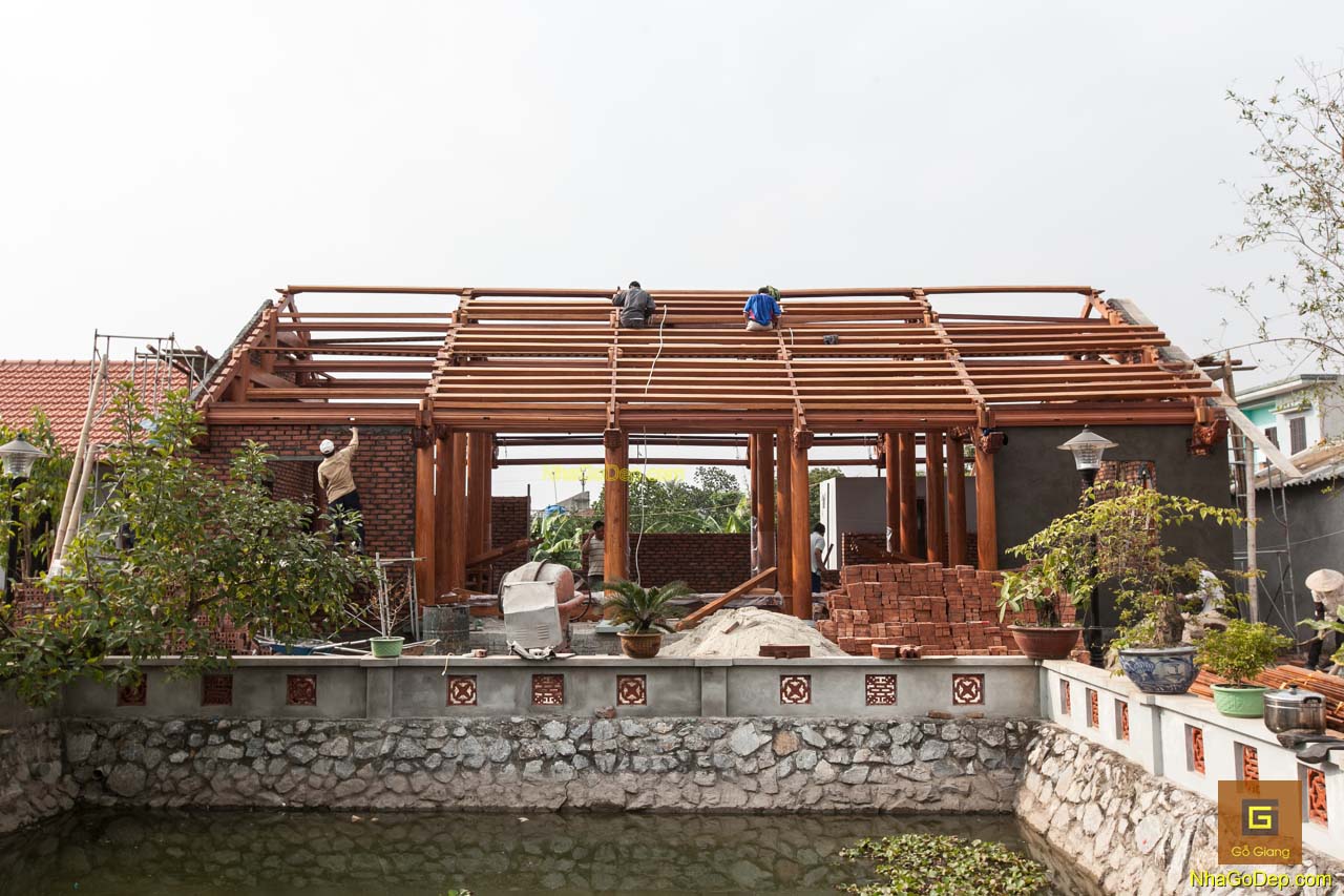 Nhà Gỗ 5 Gian | Nhà gỗ Lim châu phi, Quỳnh hội, Quỳnh Phụ, Thái bình