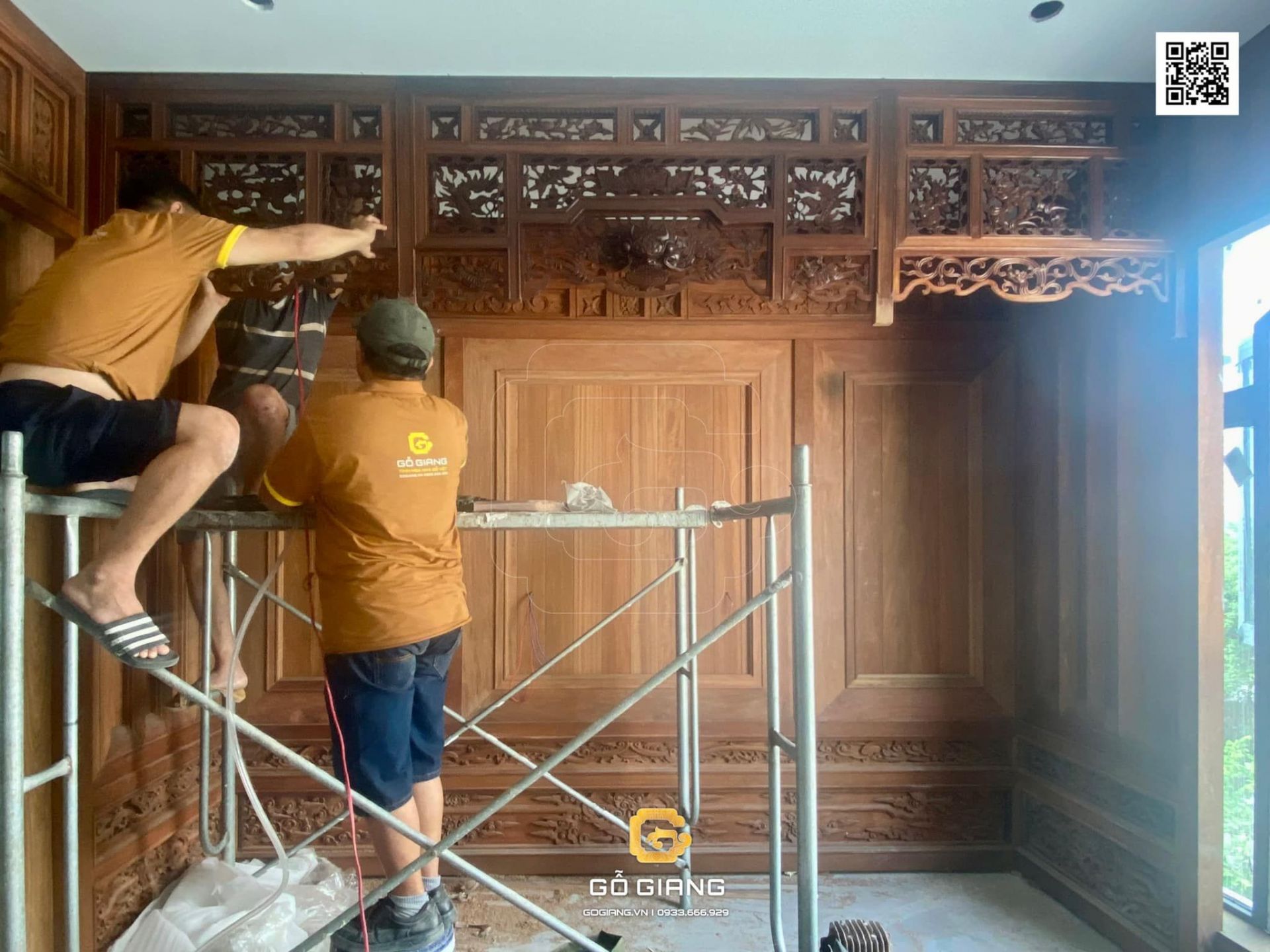 Phòng Thờ Trong Không Gian Biệt Thự Vinhomes Riverside | Hà Nội | Lim Lào