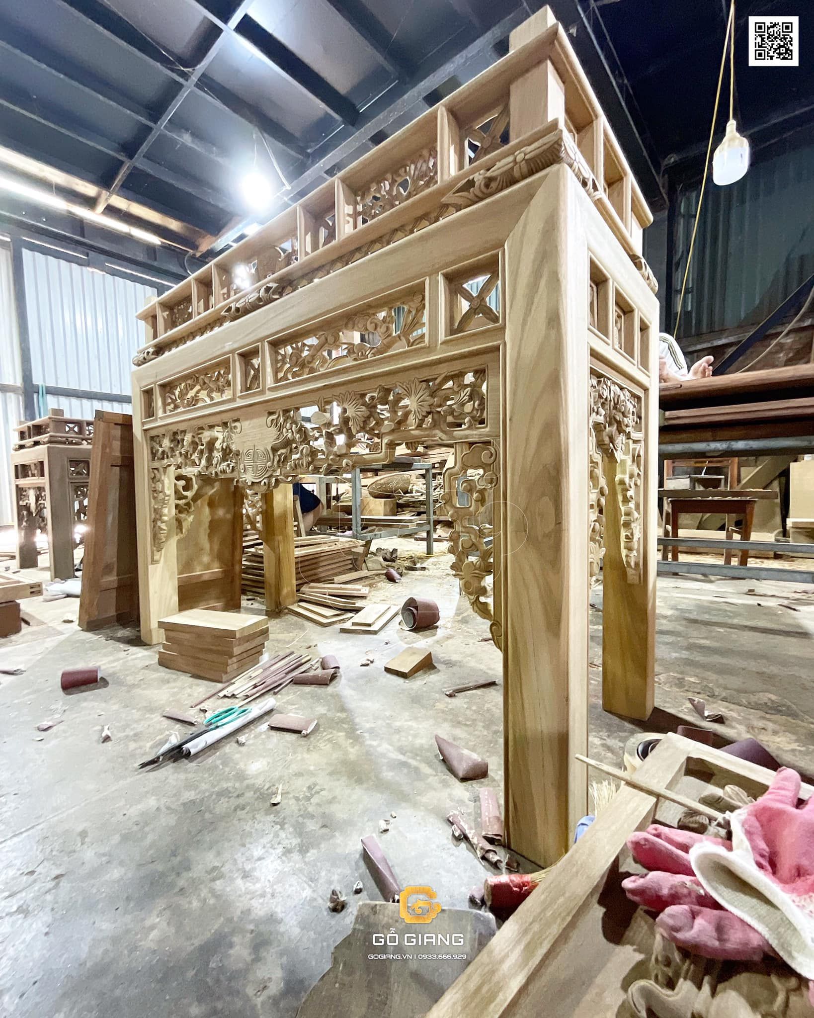 Phòng Thờ Trong Không Gian Biệt Thự Vinhomes Riverside | Hà Nội | Lim Lào