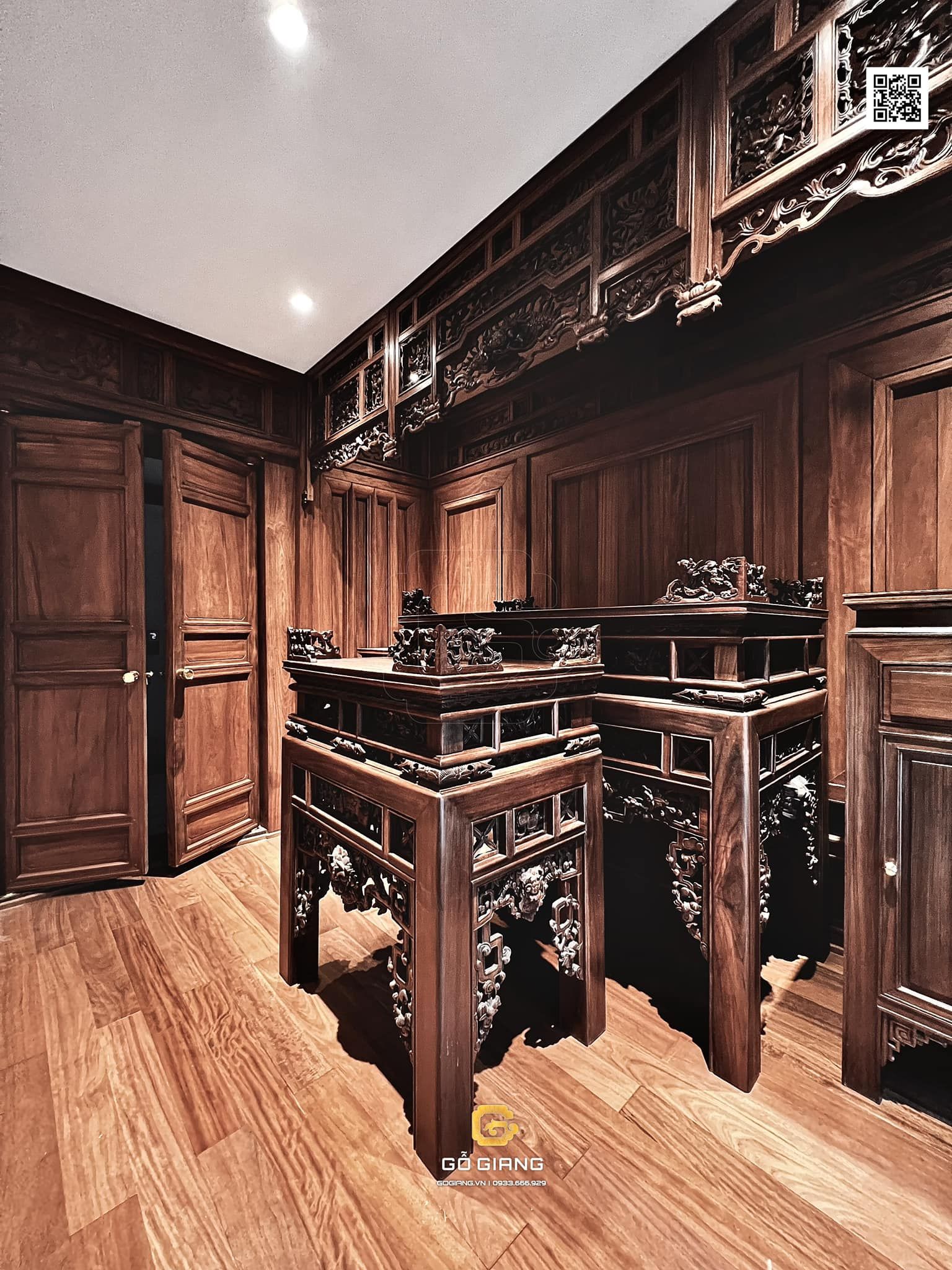 Phòng Thờ Trong Không Gian Biệt Thự Vinhomes Riverside | Hà Nội | Lim Lào