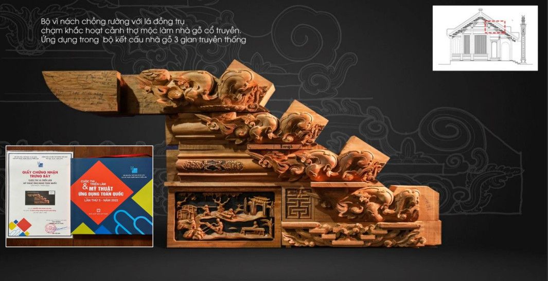 BỘ MẪU HOA VĂN CHẠM KHẮC CỦA GỖ GIANG - " BẢO VẬT TINH HOA LÀNG NGHỀ "