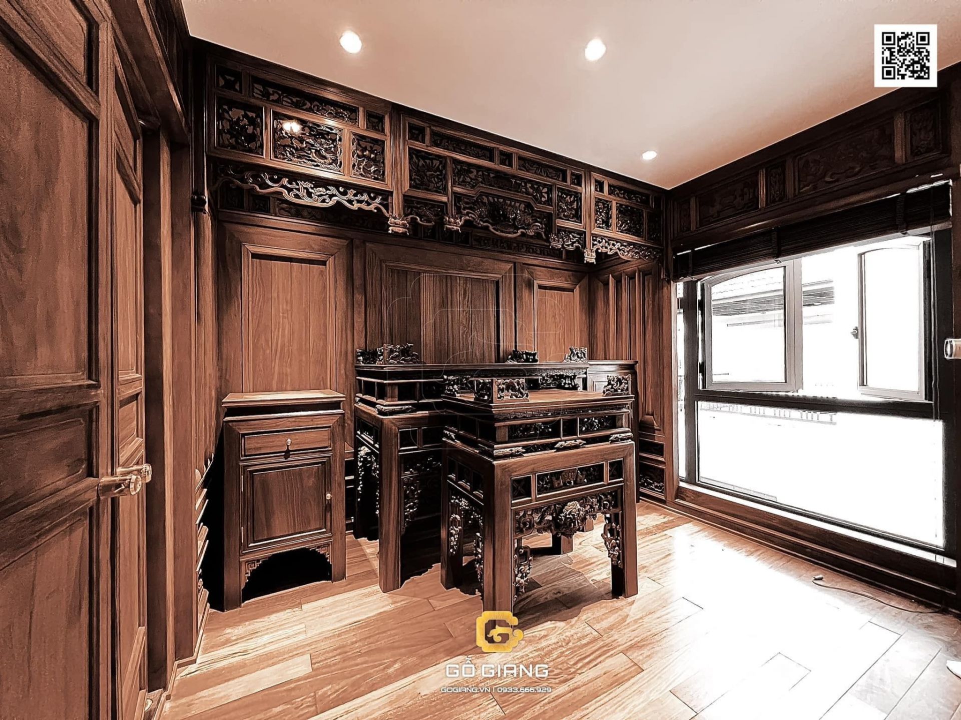 Lắp đặt một không gian thờ gia tiên tại Vinhomes Riverside