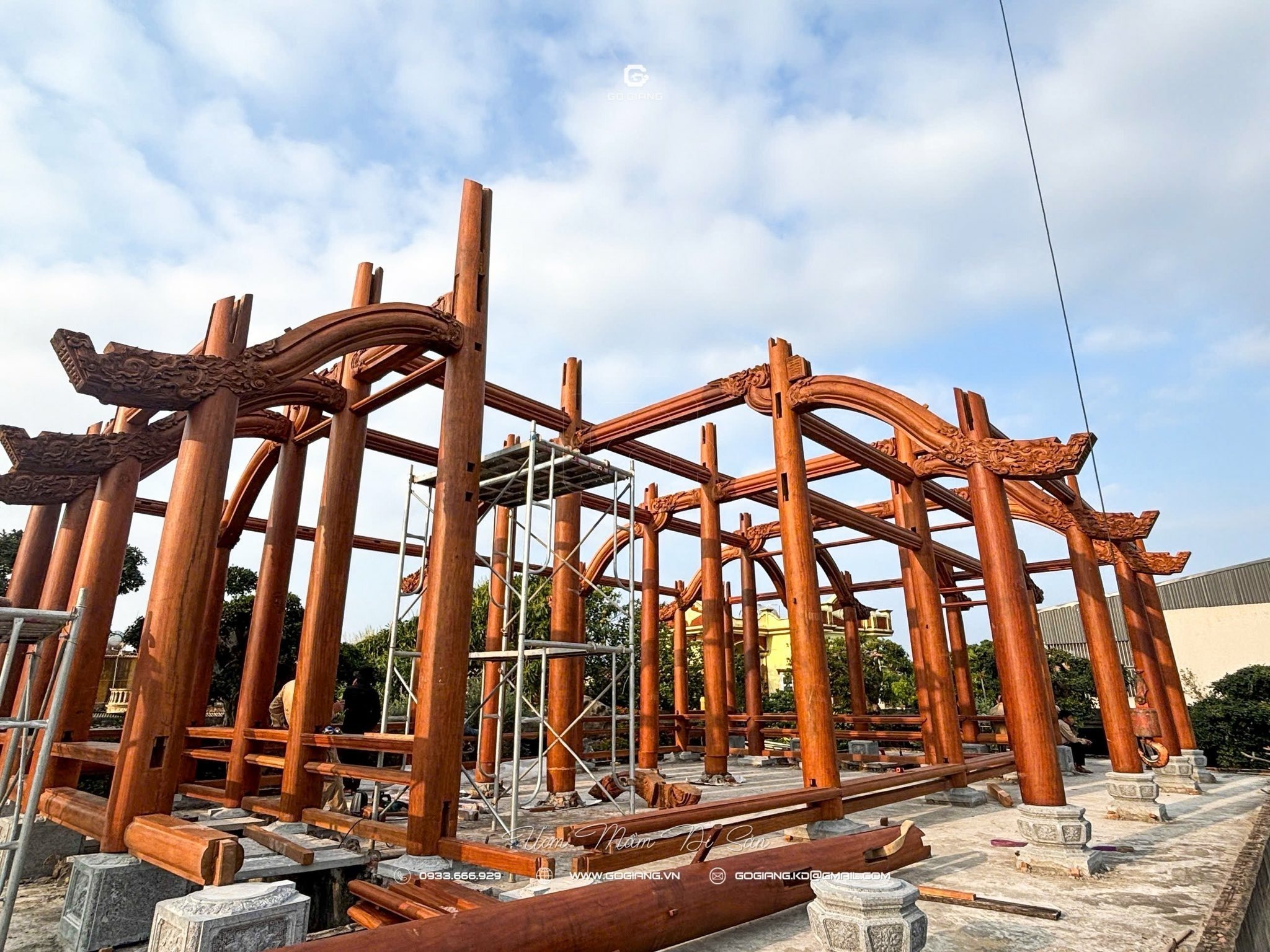 Nhà gỗ thờ họ Nguyễn Minh - xã Vũ An, Kiến Xương, Thái Bình