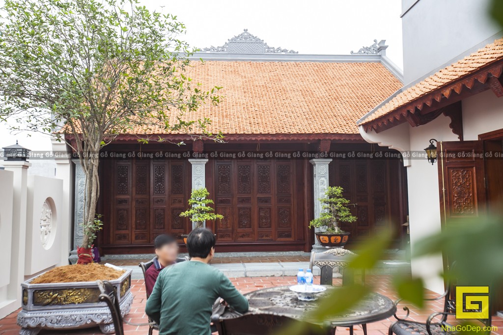 NỘI THẤT PHÒNG THỜ | NHÀ 3 GIAN TRONG PHỐ | GỖ LIM LÀO | BẠCH MAI, HN.