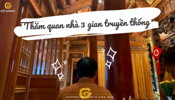 THAM QUAN NHÀ GỖ 3 GIAN 2 DĨ ĐƯỢC QUAN TÂM NHIỀU NHẤT | GỖ MÍT | YÊN LẠC, VĨNH PHÚC.