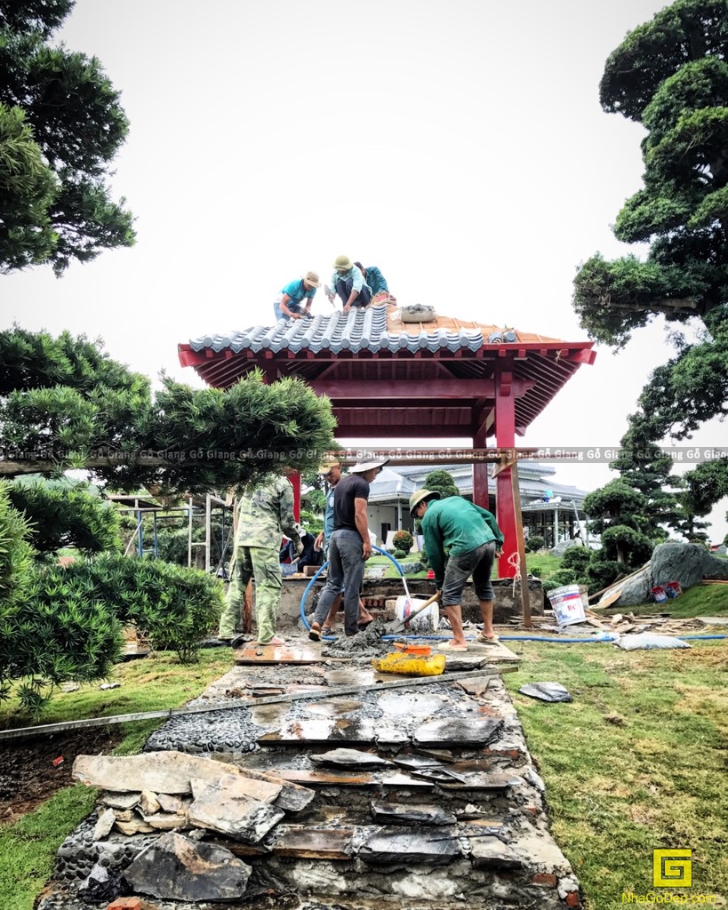 Kiến trúc gỗ Vườn Nhật bản Vinpearl Land Nha Trang