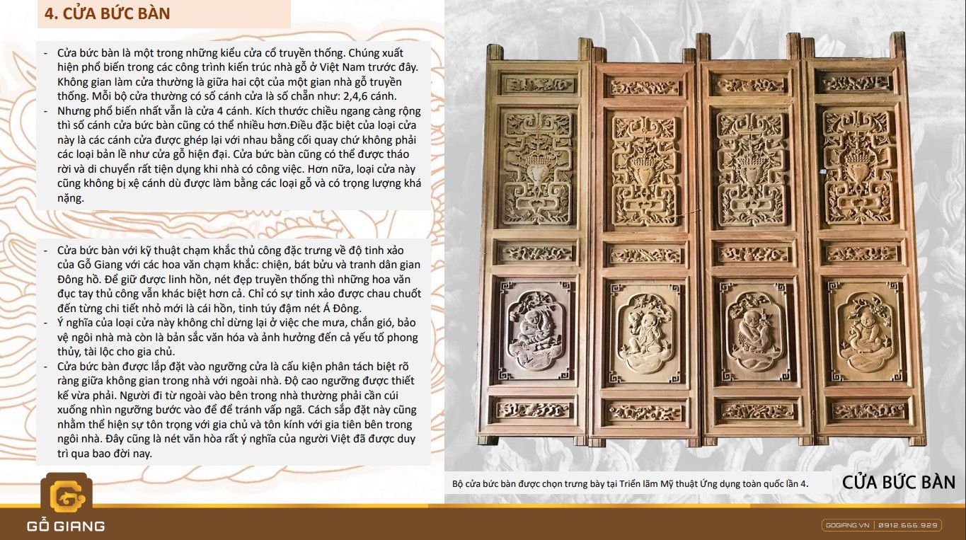 BỘ MẪU HOA VĂN CHẠM KHẮC CỦA GỖ GIANG THAM GIA TRIỂN LÃM MỸ THUẬT ỨNG DỤNG TOÀN QUỐC LẦN THỨ 5