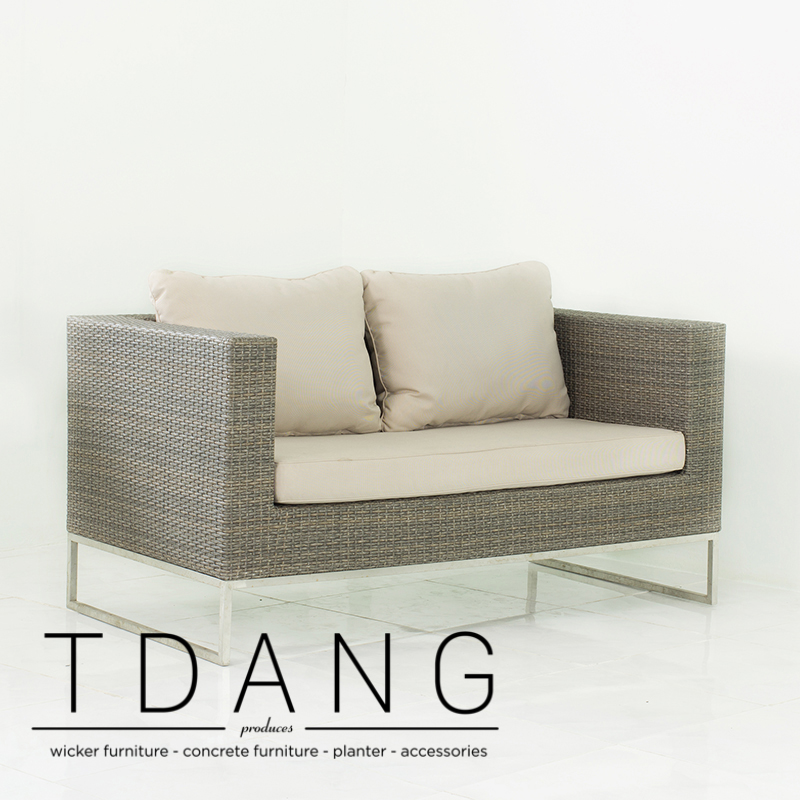 Code 3014 Coronado Wicker Sofa 2 seats