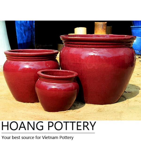 red glazed ceramic pots red glazed ceramic pots
