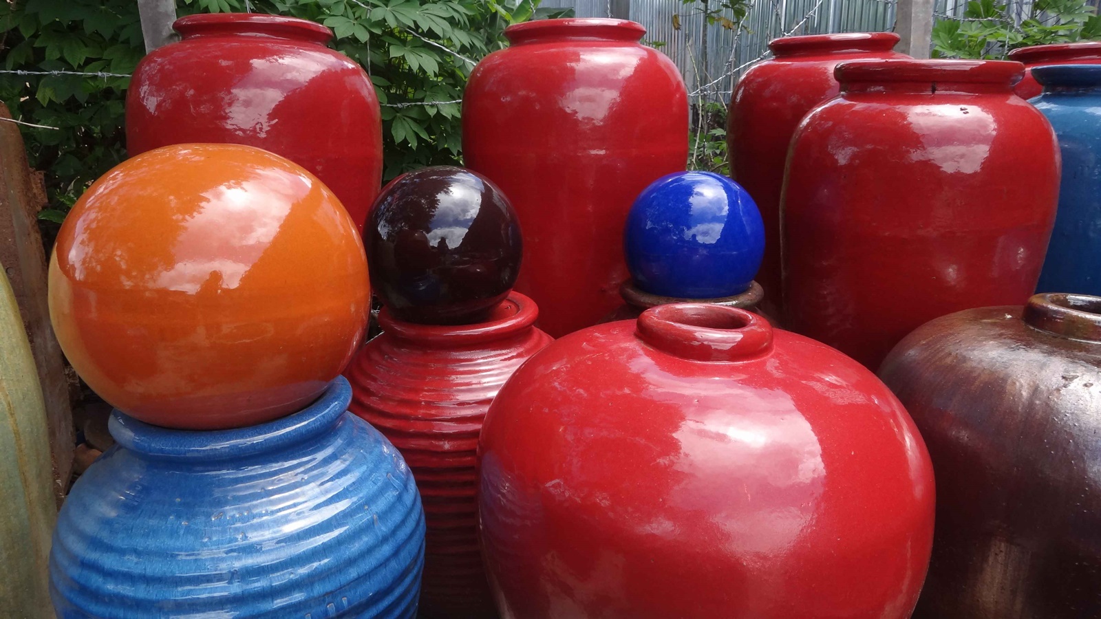 Hoang Pottery- Outdoor Glazed Ceramic Pots