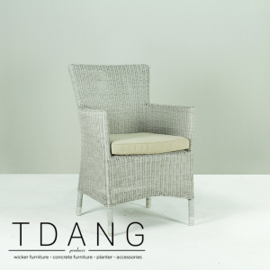 Pasadena Wicker Chair (Grey) (Code 2008 )