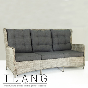 Trieste Wicker Sofa 3 seats (Code 3008)