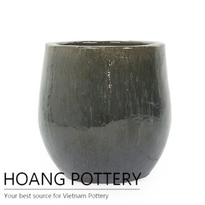 Aqua Green Round Pot Outdoor (HPAN049)