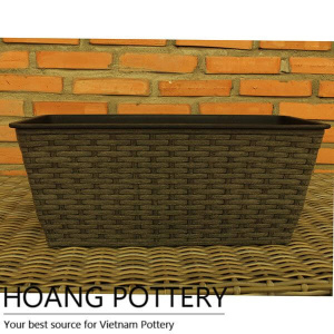Long Shape Wicker Planter (HPW021)