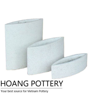 Modern Design White Terrazzo Planter (TAT087)