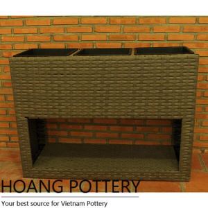 Modern Design Wicker Planter (HPW007)