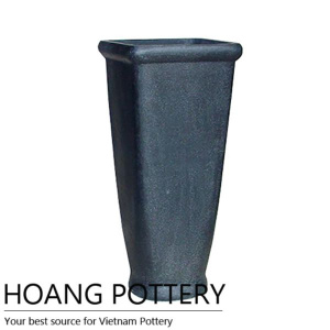 Tall Rim Shape Terrazzo Pot (TAT066)