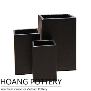 Tall square Terrazzo Flower Pot (TAT078)