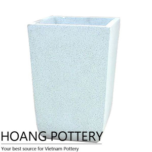 White Terrazzo Decoration Pot (TAT070)