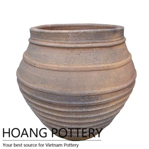 Antique Style Ceramic Oldstone Flower Pot (HPSB075)