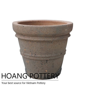 Beautiful Sandblasted Flower Planter Outdoor (HPSB035)