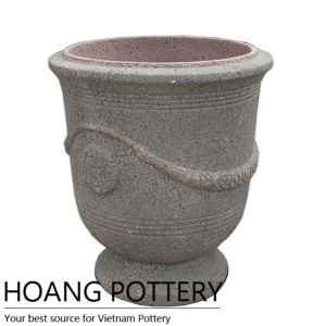 French Urn Sandblasted Flower Planter (HPSB100)