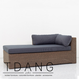 Paula Wicker Right Hand Sofa 2 Seats (TD3028)