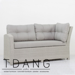 Watson Wicker Right Hand Sofa 2 Seats (TD3029)