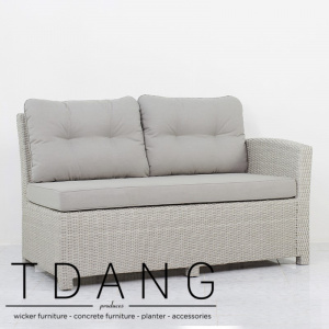 Watson Wicker Left Hand Sofa 2 Seats (TD3030)