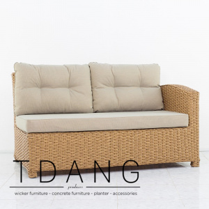 Camden Wicker Left Hand Sofa 2 Seats (TD3045)