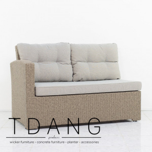 Belvedere Wicker Right Hand Sofa 2 Seats (TD3047)