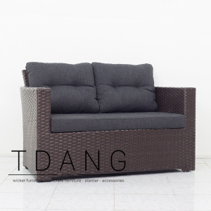 Kacos Wicker Sofa 2 Seats (Code 3065)