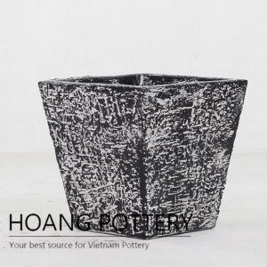 Square rustic Cement Planters ( HPR017)