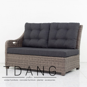 Hanover Wicker Right Hand Sofa (Code 3062)