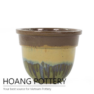 Cheap mix color ceramic planter