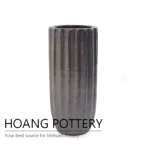 New brown ceramic planter decor