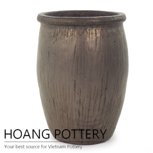 Super big bronze ceramic jar
