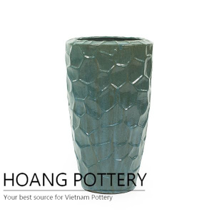 Unique handmade outdoor ceramic pot