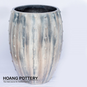 Painting Cement Pot