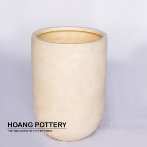Round-Bottom Fiberglass Pot