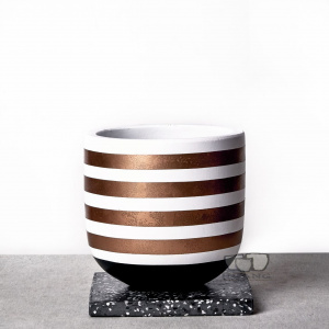 Ring Decor Cement Pot