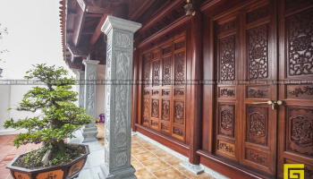 NỘI THẤT PHÒNG THỜ | NHÀ 3 GIAN TRONG PHỐ | GỖ LIM LÀO | BẠCH MAI, HN.
