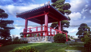 KIẾN TRÚC GỖ VƯỜN NHẬT BẢN VINPEARL LAND NHA TRANG