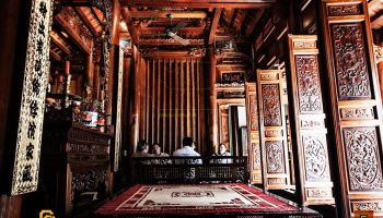 NHÀ GỖ 5 GIAN 2 BUỒNG GÓI | ĐÁ ONG | ĐẬM NÉT XỨ ĐOÀI, SƠN TÂY, HÀ NỘI.