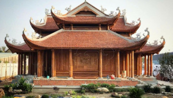 Nhà gỗ từ đường - Từ đường gia tộc họ Dương