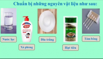 Thí nghiệm : Đánh bay vi khuẩn - GV: Lê Thanh Huyền